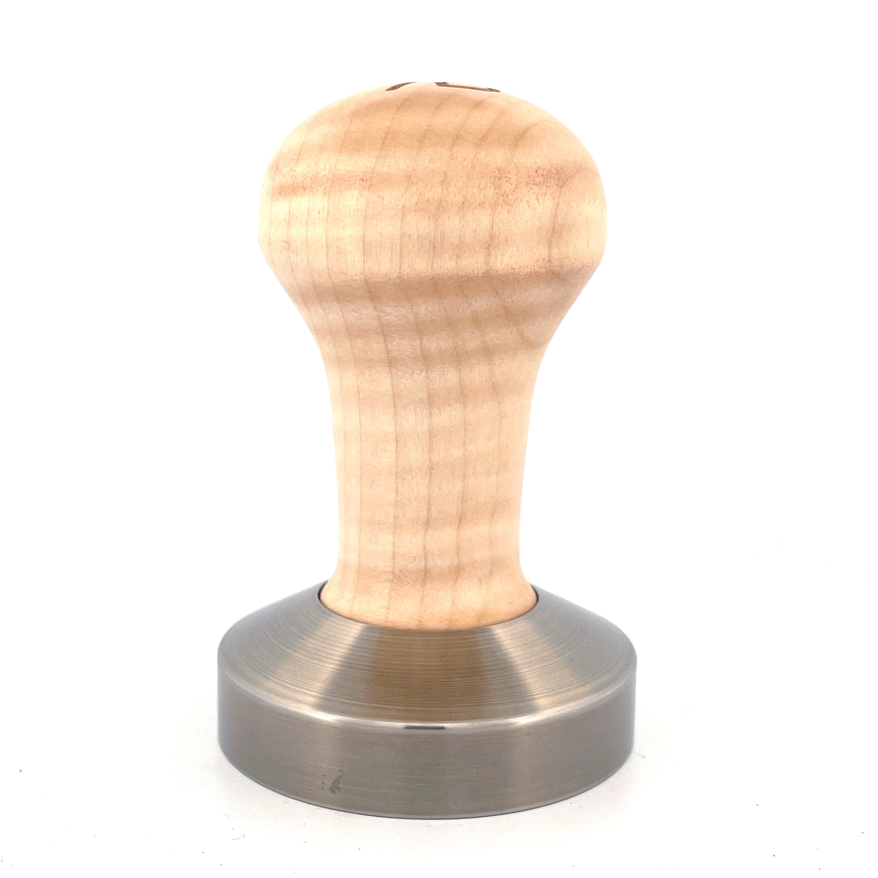 Signature Tamper Handle in Premium Eastern Hard Maple - Tiger