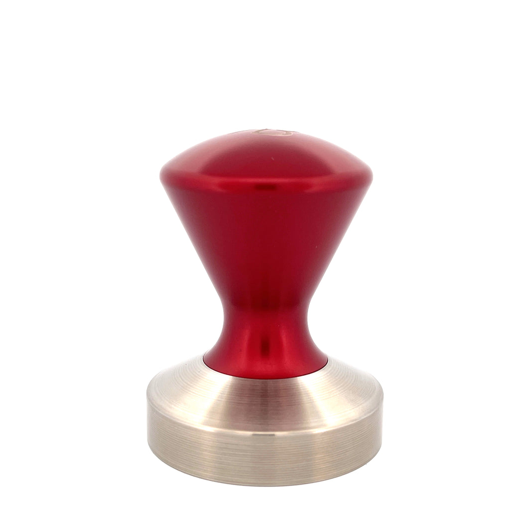 Palm Tamper Handle in Red Anodized Aluminum