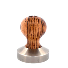 Load image into Gallery viewer, Ball Tamper Handle in Zebrawood
