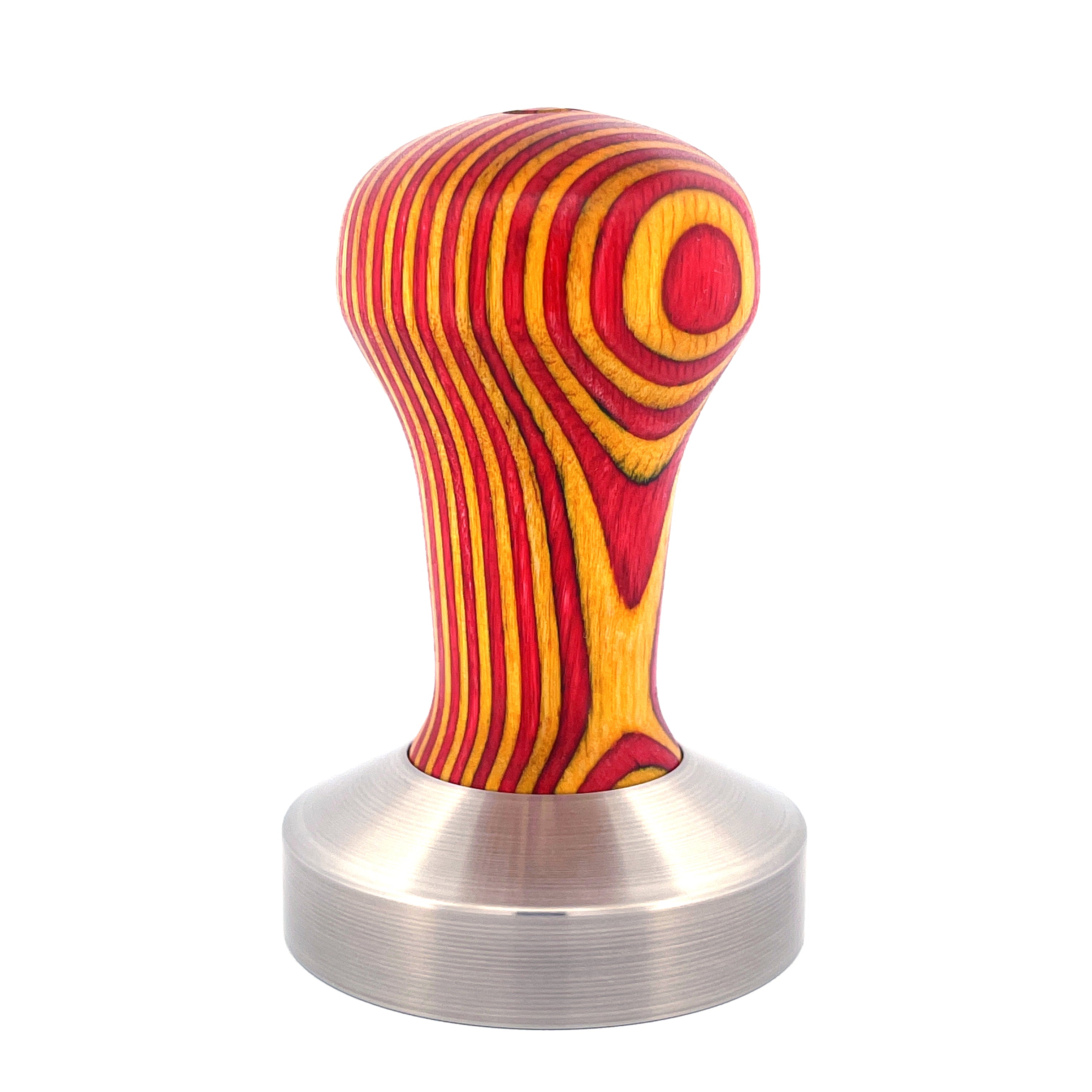 Signature Tamper Handle — Plywood, Red and Yellow
