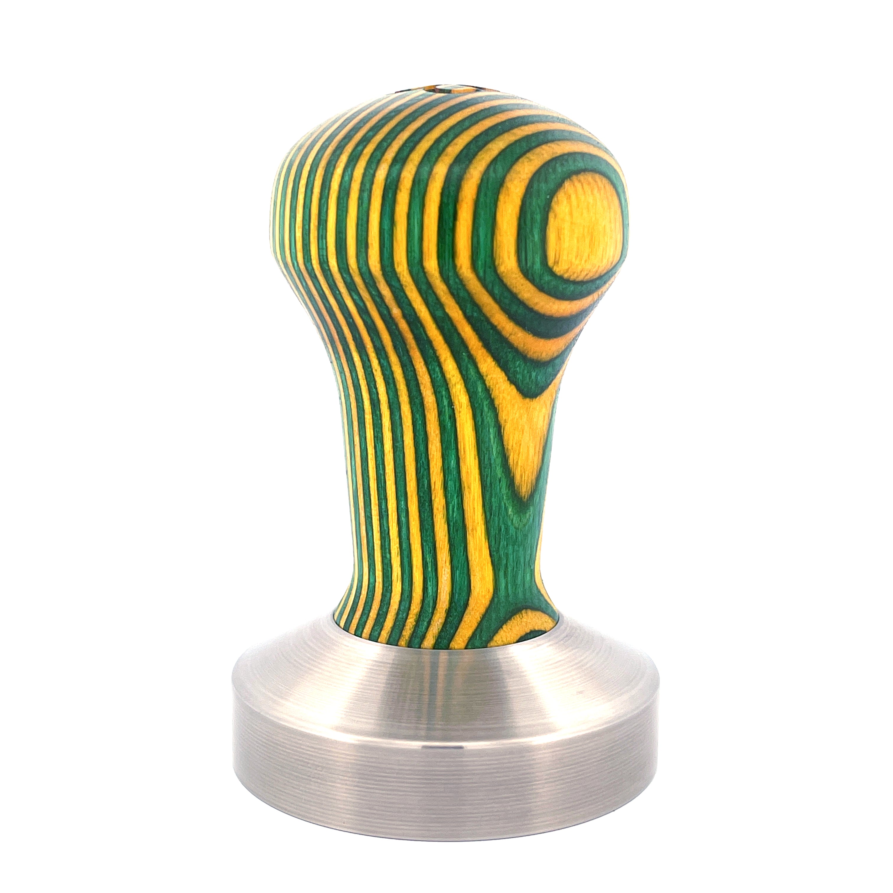 Signature Tamper Handle in Plywood - Green and Yellow