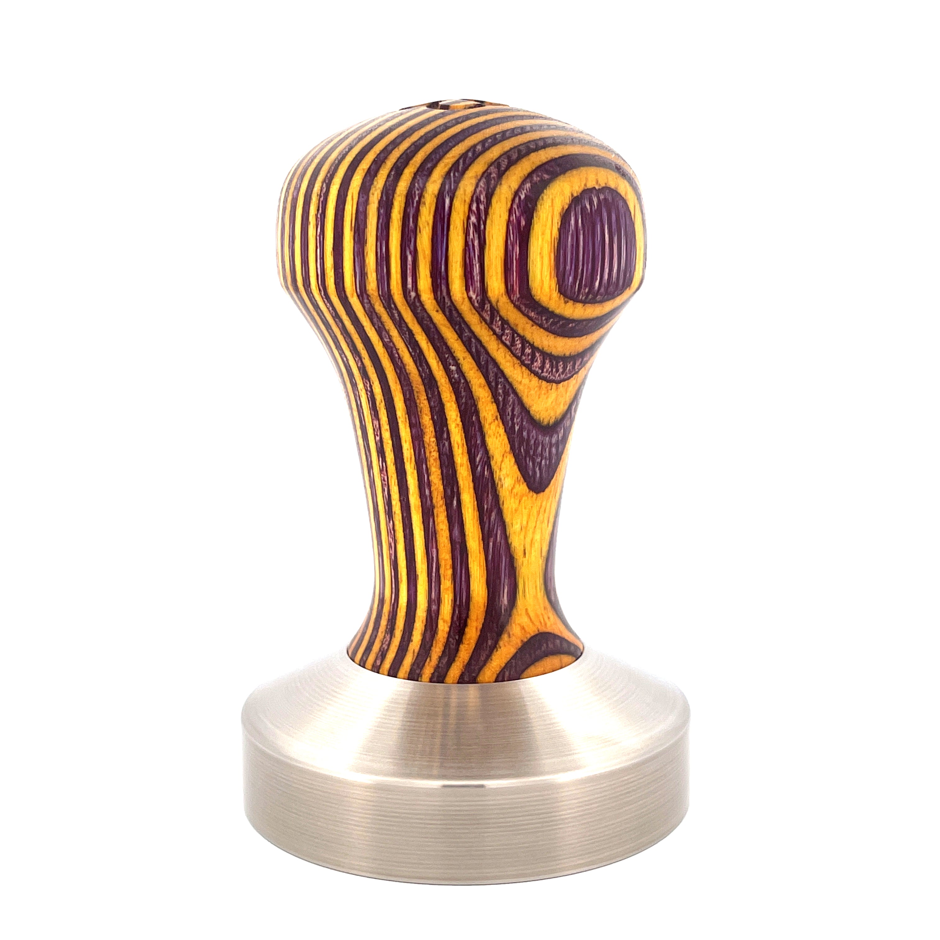 Signature Tamper Handle — Plywood, Purple and Yellow