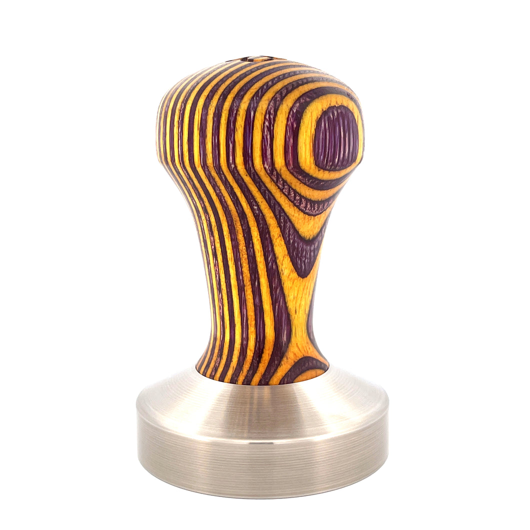 Signature Handle in Plywood - Purple and Yellow
