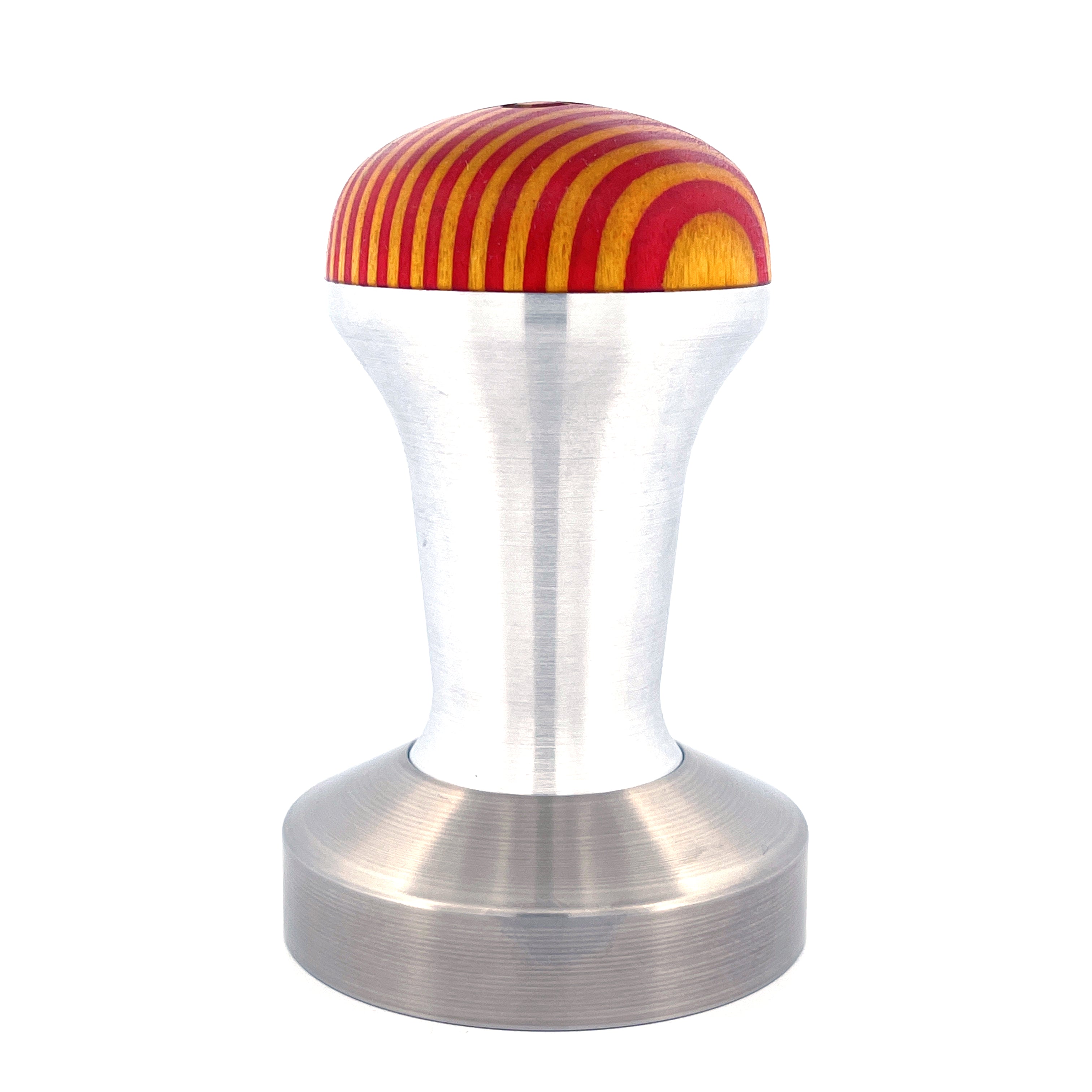 Signature Tamper Handle — Plywood Top, Yellow and Red