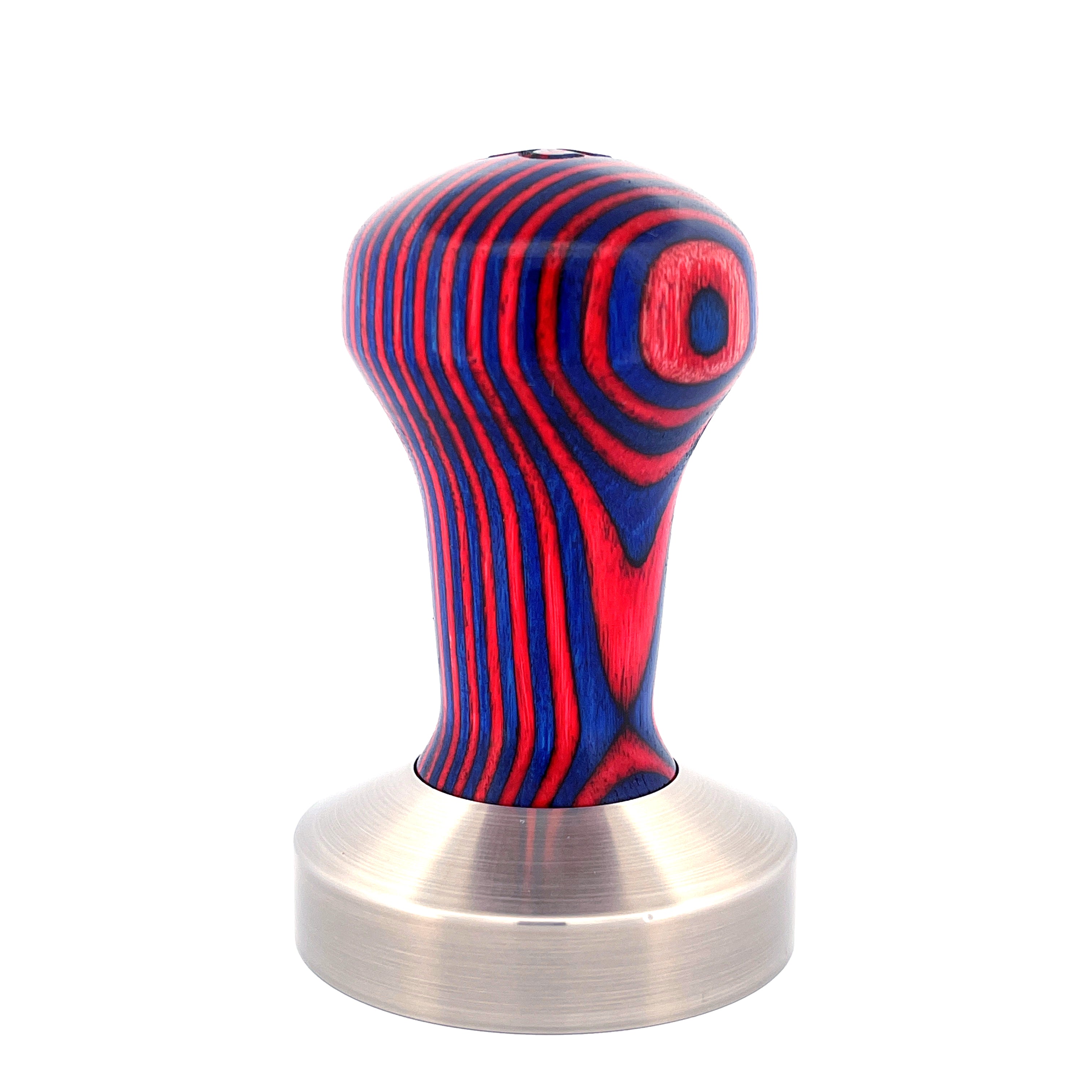 Signature Tamper Handle — Plywood, Red and Blue