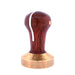 30th Anniversary Tamper in bubinga and hand-hammered brass