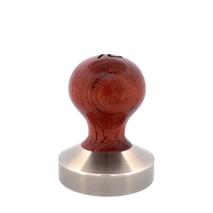 Ball Tamper Handle in Bubinga (African Rosewood)