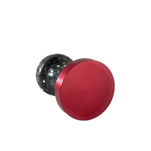Load image into Gallery viewer, Anodized Aluminum Tamper Base - Red Flat (57mm)
