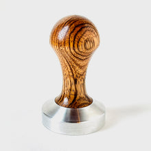 Load image into Gallery viewer, Intelligentsia Coffee Tamper Handle in Zebrawood + Base (LAST ONE)
