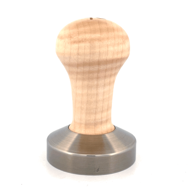 Signature Tamper Handle in Premium Eastern Hard Maple - Tiger