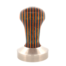 Load image into Gallery viewer, Signature Handle in Plywood - Orange, Turquoise and Grey
