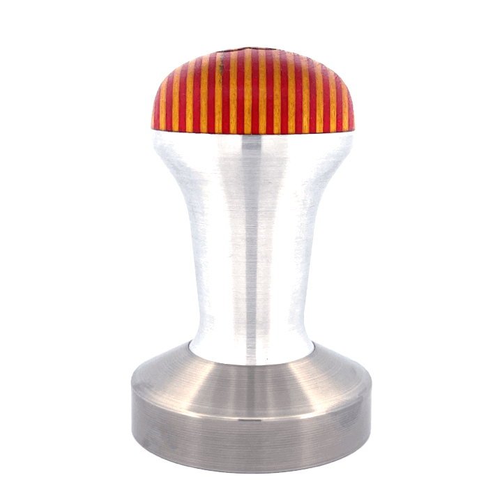 Signature Tamper Handle — Plywood Top, Yellow and Red