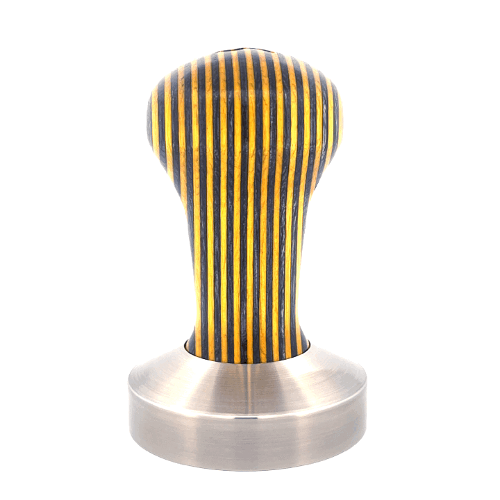 Signature Tamper Handle — Plywood, Yellow and Grey