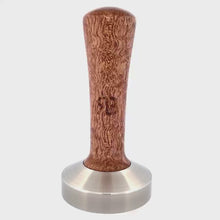 Load and play video in Gallery viewer, Radical Pro Tamper Handle in Bubinga (African Rosewood) - Figured
